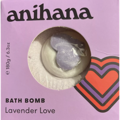Anihana Lavender Love bath bomb, 6.3oz