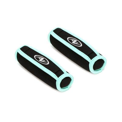  Athletic Works 1 lb Reflective Walking Weights, Black, 2 Pack