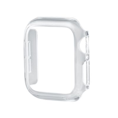 "onn. 45mm Clear Protective Bumper Case for Apple Watch"

