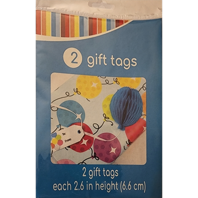 "Set of Tiny Treasures gift tags, 2.6 inches (6.6 cm) in height, perfect for decorating gifts, crafts, and special occasions."