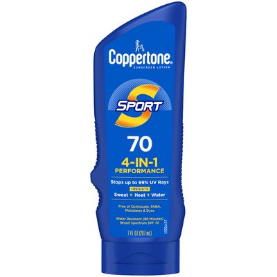 Coppertone Sport Sunscreen Lotion SPF 70, 7 fl oz