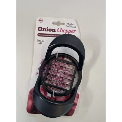 Onion Chopper Dicer – Black with Stainless Steel Blades