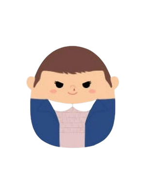 Squishmallows Plush 3.5-Inch Stranger Things Girl – Ultra Soft Collectible Stuffed Toy