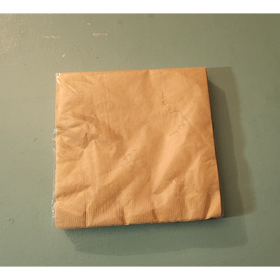 "Elegant golden cloth napkins with a luxurious design, perfect for formal dining or special occasions."