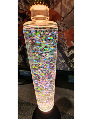 Oozy Glo Lamp – EH-998 Glitter Light | Holographic Swirl Motion | Enhance Neon Technologies