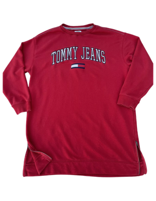 Vintage Tommy Hilfiger Crewneck Sweatshirt Mens M Pullover Embroidered Logo RARE