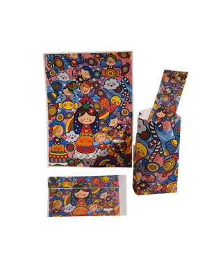 Sugar Parade Co. Bundle Set – Bookmark, Gift Bag, Cardstock Print &amp; Envelope