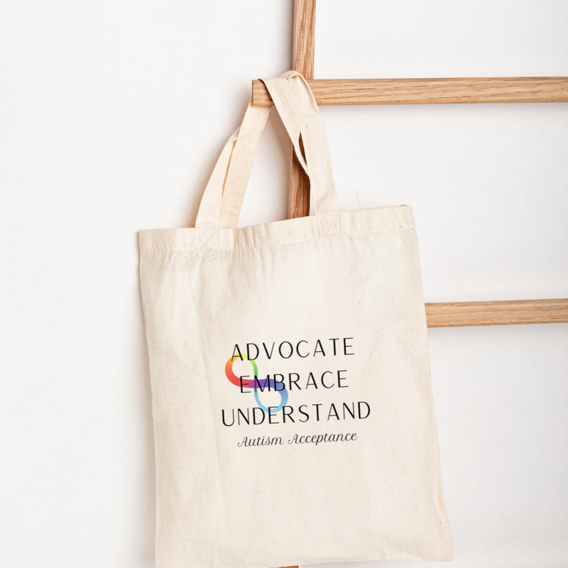 Advocate Embrace Understand Canvas Bag