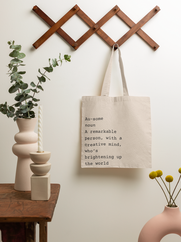The Definition of Au-some Canvas Bag