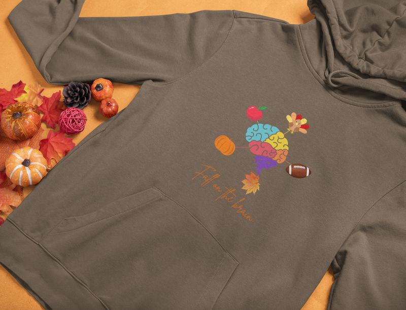 Fall on the Brain Hoodie