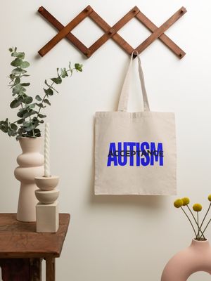 Autism Acceptance Canvas Bag