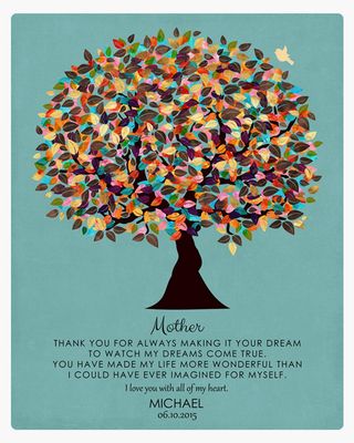 Late Spring Tree Mother's Day Wall Plaque Gift for Mother LTC-1312