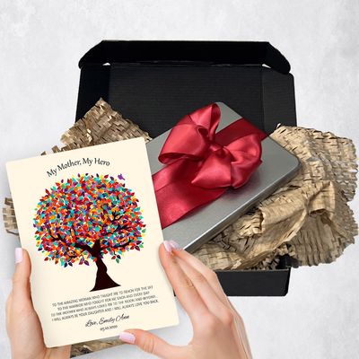 Colorful Spring Tree Metal Plaque Family Gift Delivery For Mom Toy-1547