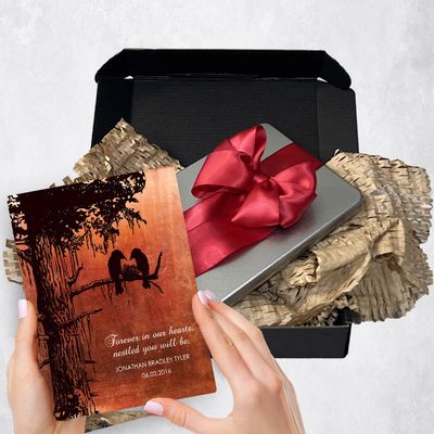 Sequoia Tree Metal Plaque Family Gift Delivery For Bereaved Parents Toy-1354