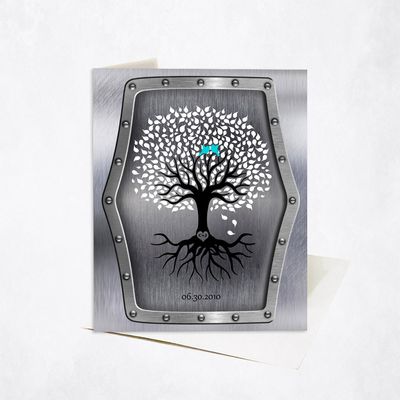 Tree With Roots Anniversary Stationery Card For Couples C-1374