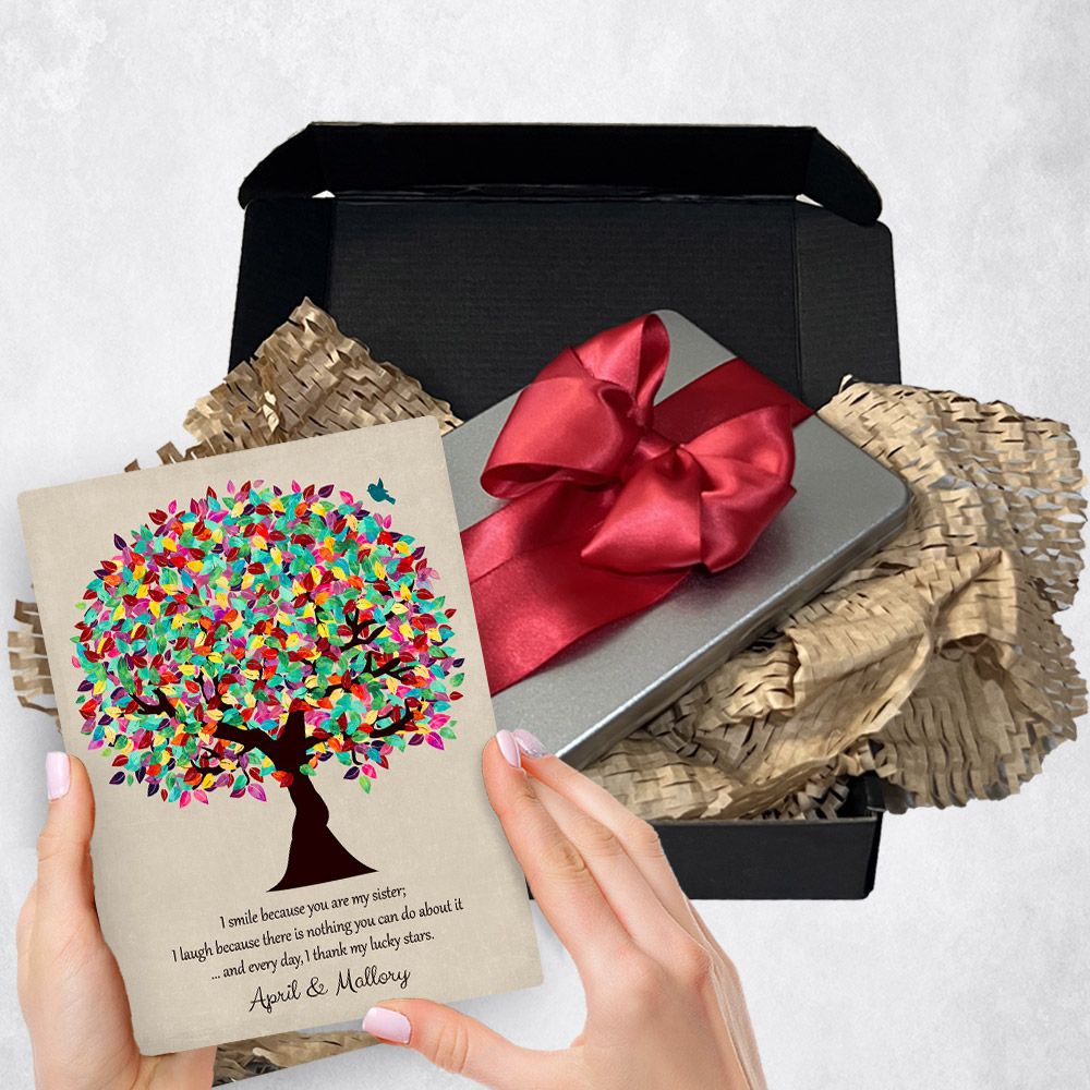 Early Spring Tree Metal Plaque Wedding Gift Delivery For Sister Toy-1390