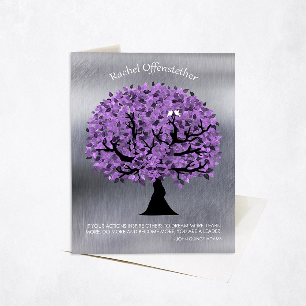 Purple Tree Corporate Stationery Card For Mentor C-1488