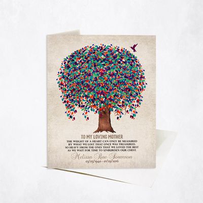 Willow Tree Family Stationery Card For Bereaved Children C-1242