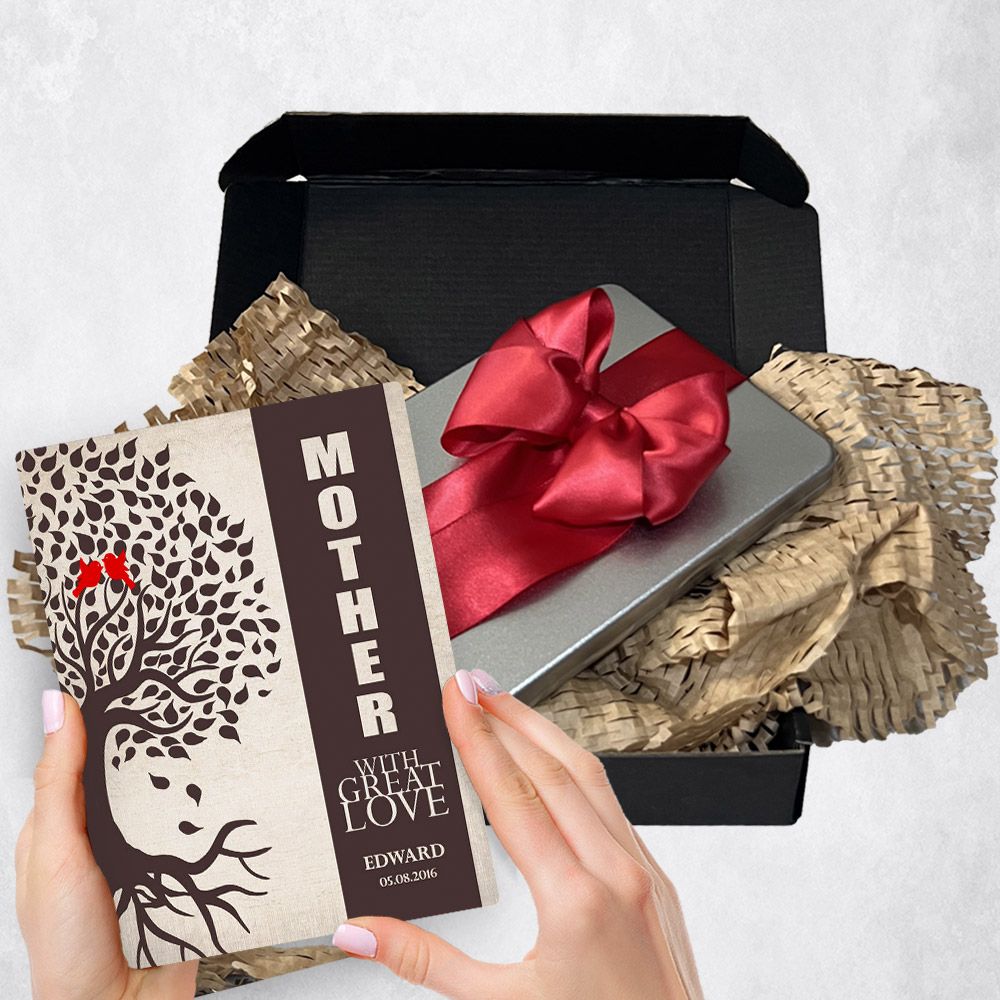 Mother Side Tree With Roots Metal Plaque Family Gift Delivery For Mom Toy-1226