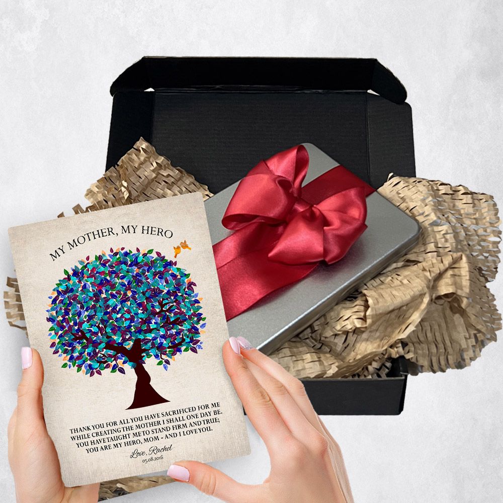 Peacock Tree Metal Plaque Family Gift Delivery For Mom Toy-1224