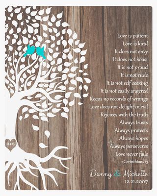 Side Tree with Roots Wood 5th Anniversary Wall Plaque Gift for Couple LTC-1725