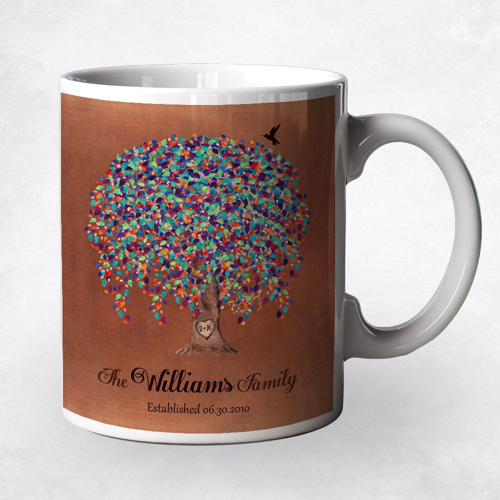 Willow Tree Anniversary Ceramic Coffee Mug Gift For Couple M-1515