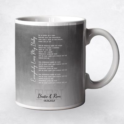 Your Song Lyrics Anniversary Ceramic Coffee Mug Gift For Couple M-1925