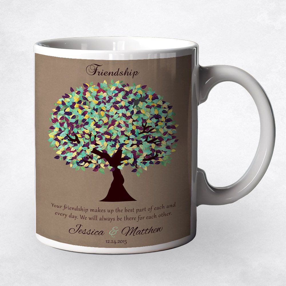 Plum Tree Community Ceramic Coffee Mug Gift For Friend M-1189