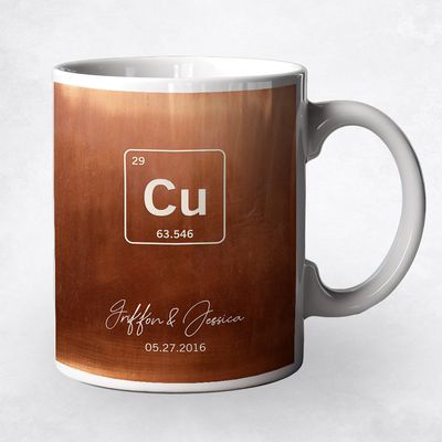 Periodic Table Element Anniversary Ceramic Coffee Mug Gift For Couple M-1914