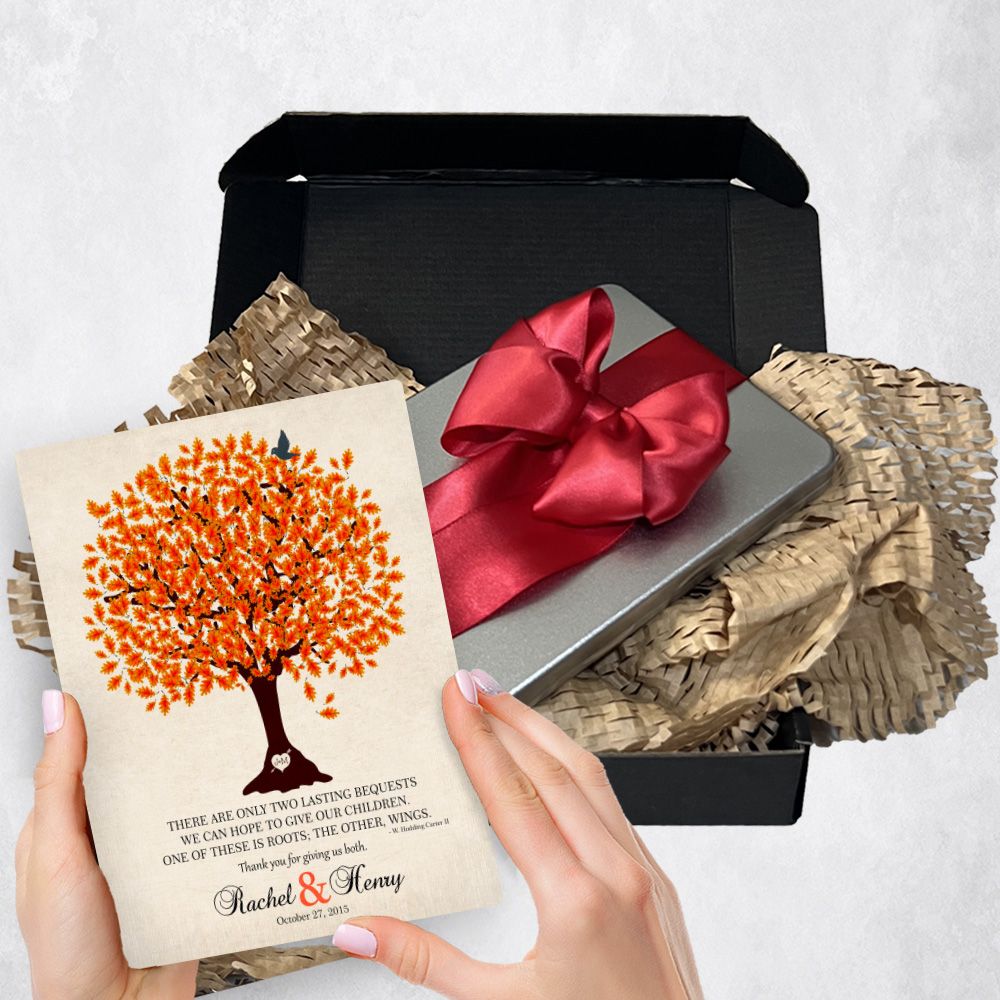 Oak Tree Wedding Gift Delivery Box Gift for Parents TOY-1101