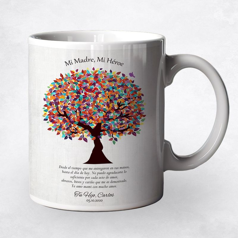 Colorful Spring Tree Mother&#39;s Day Coffee Mug Gift for Mom M-1548