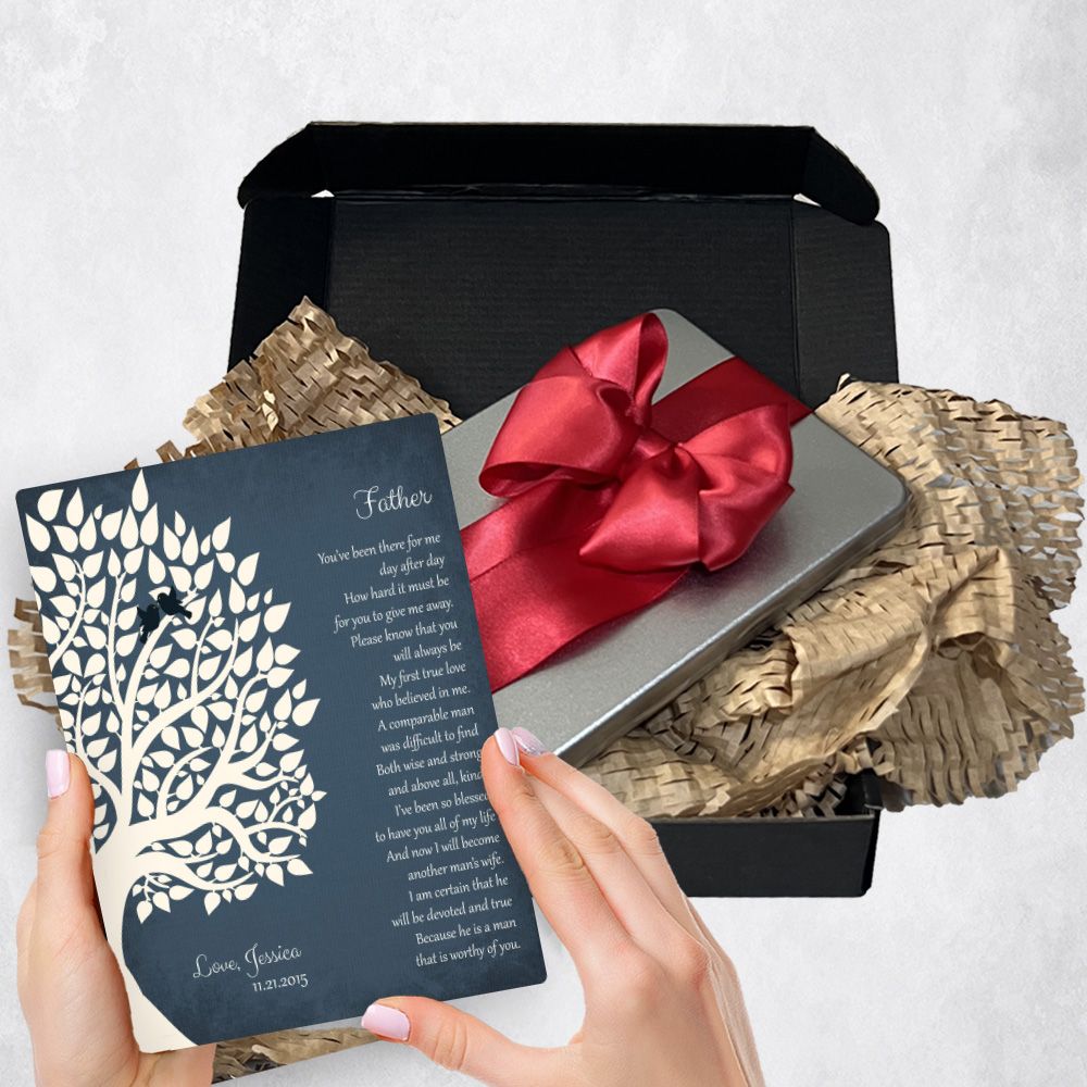 Wedding Tree Poem Wedding Gift Delivery Box Gift for Father TOY-1140