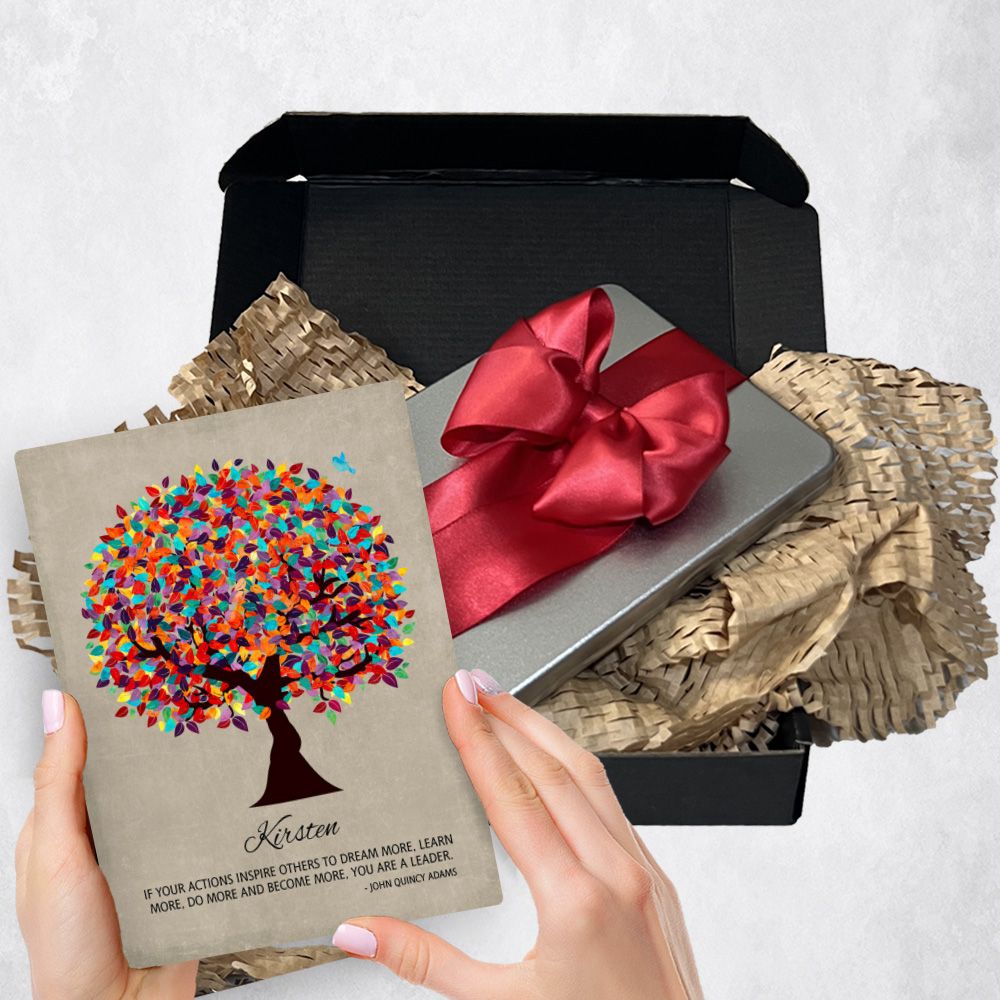 Colorful Spring Tree Leadership Appreciation Gift Delivery Box Gift for Mentor TOY-1472