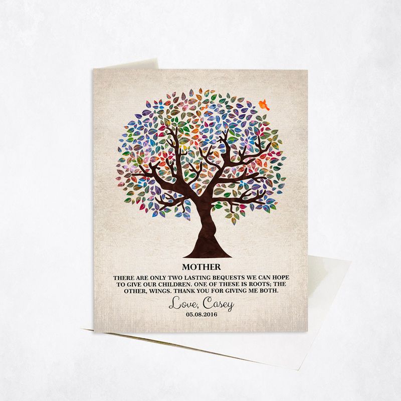 Olive Tree Mother&#39;s Day Card Gift for Mother C-1247