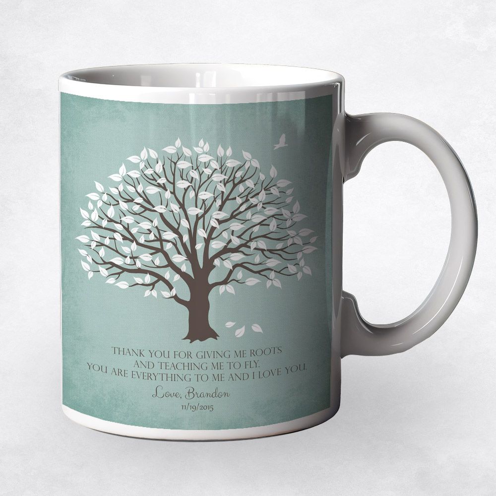 Magnolia Tree Wedding Coffee Mug Gift for Parents M-1155