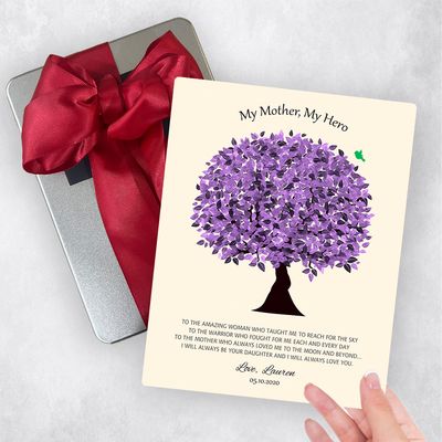 Purple Tree Mother&#39;s Day Gift Delivery Box Gift for Mom TOY-1551