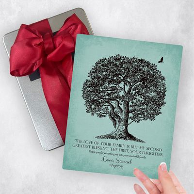 Old Oak Tree Wedding Gift Delivery Box Gift for Mother Of The Bride TOY-1158