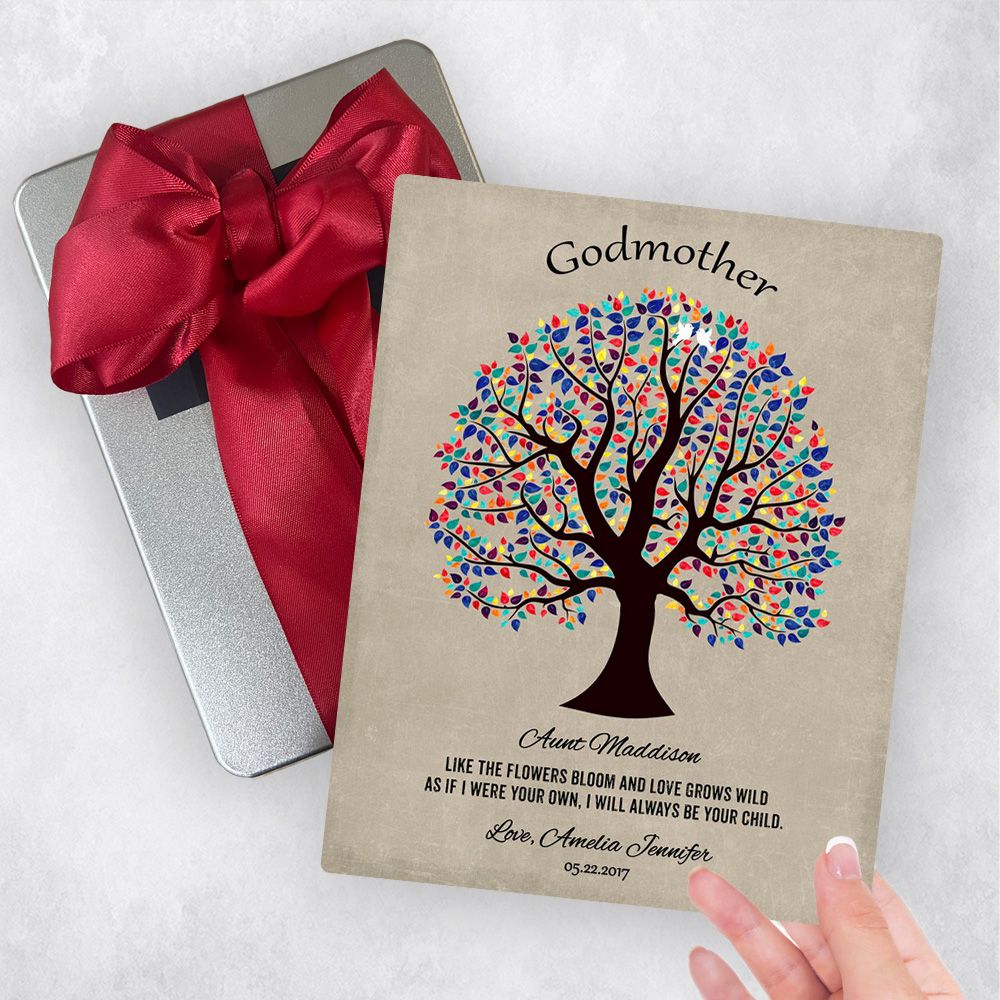 Curly Tree Faith Milestone Gift Delivery Box Gift for Godmother TOY-1460