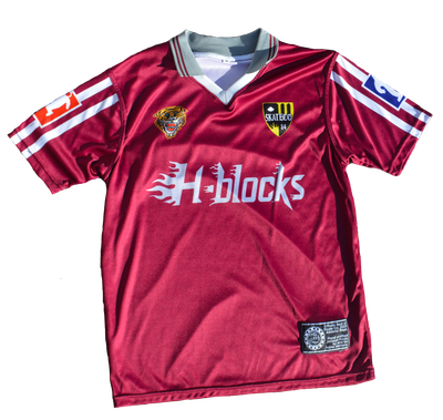 Skate Co '84 Collard Burgandy &amp; Grey
