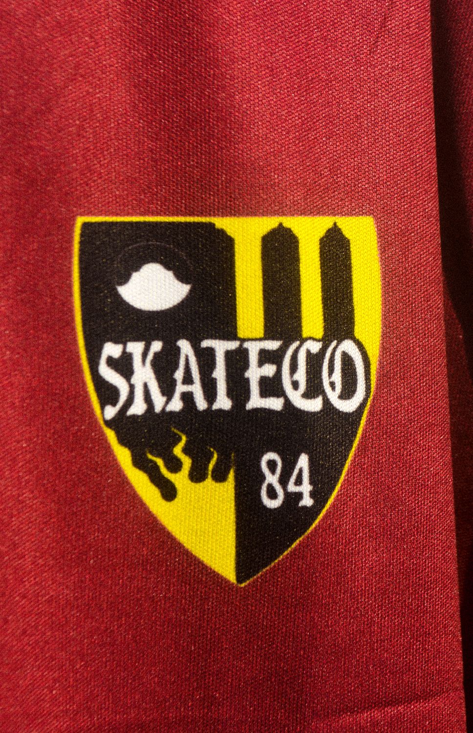Skate Co '84 Collard Burgandy &amp; Grey