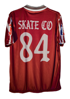 Skate Co '84 Collard Burgandy &amp; Grey