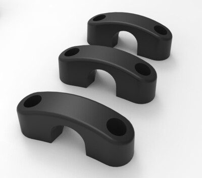 Spoke / Drive clamp - Autohelm 4000 / ST4000 Wheel Pilot - All sizes - Set of 3