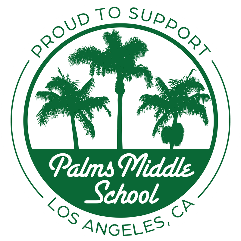 PALMS CAR MAGNET