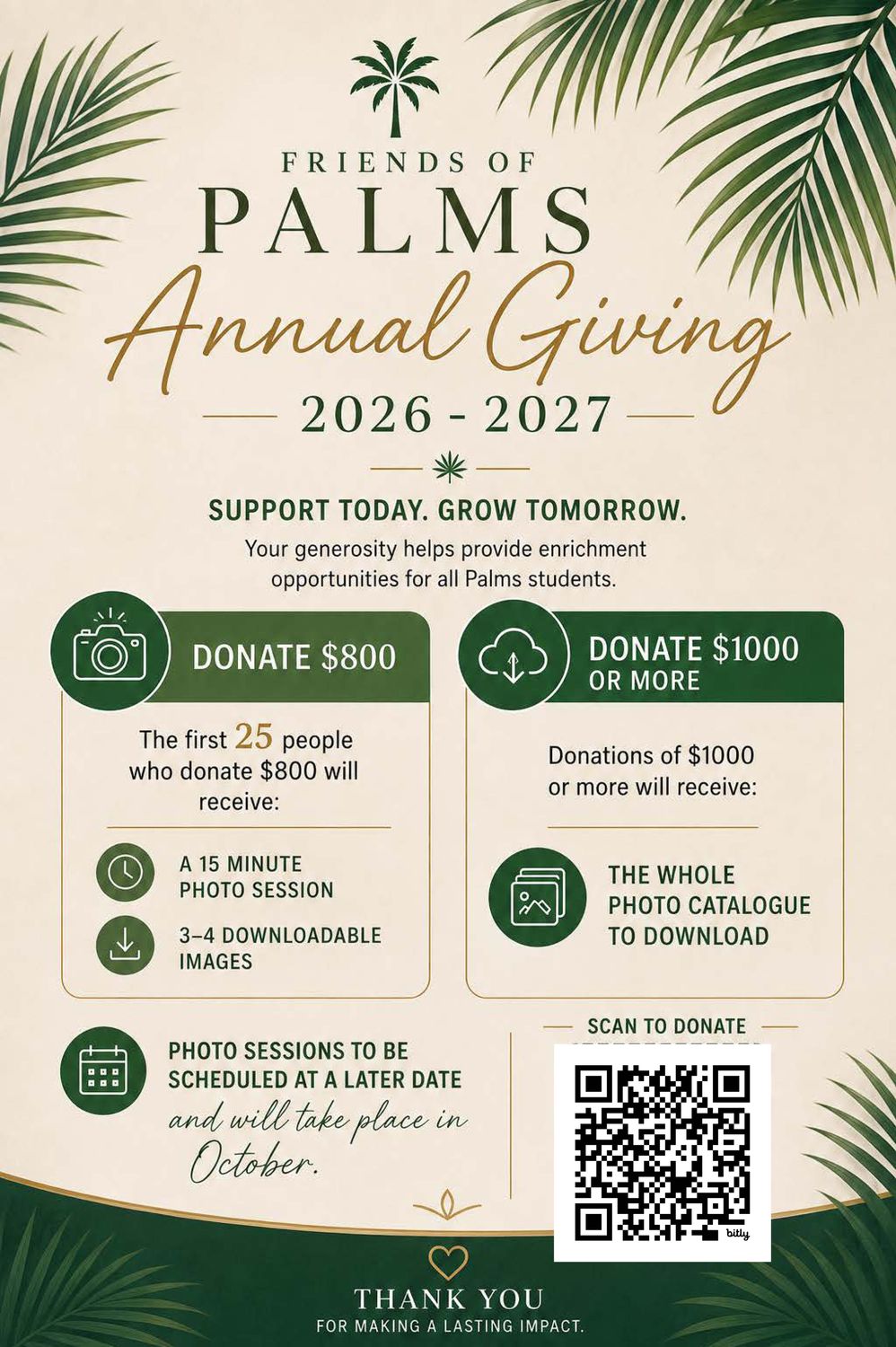 Annual Giving 2026 - 2027 Photo Incentive