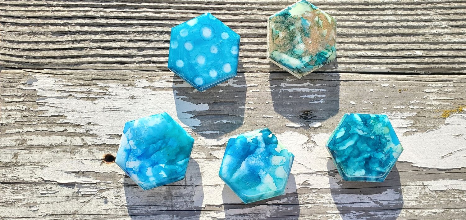 5 Pack Magnets, Color: Sea