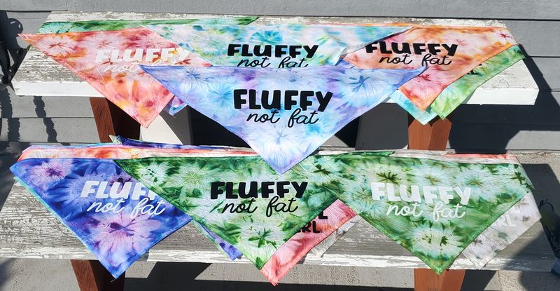 M/L Tye Dyed Bandanas