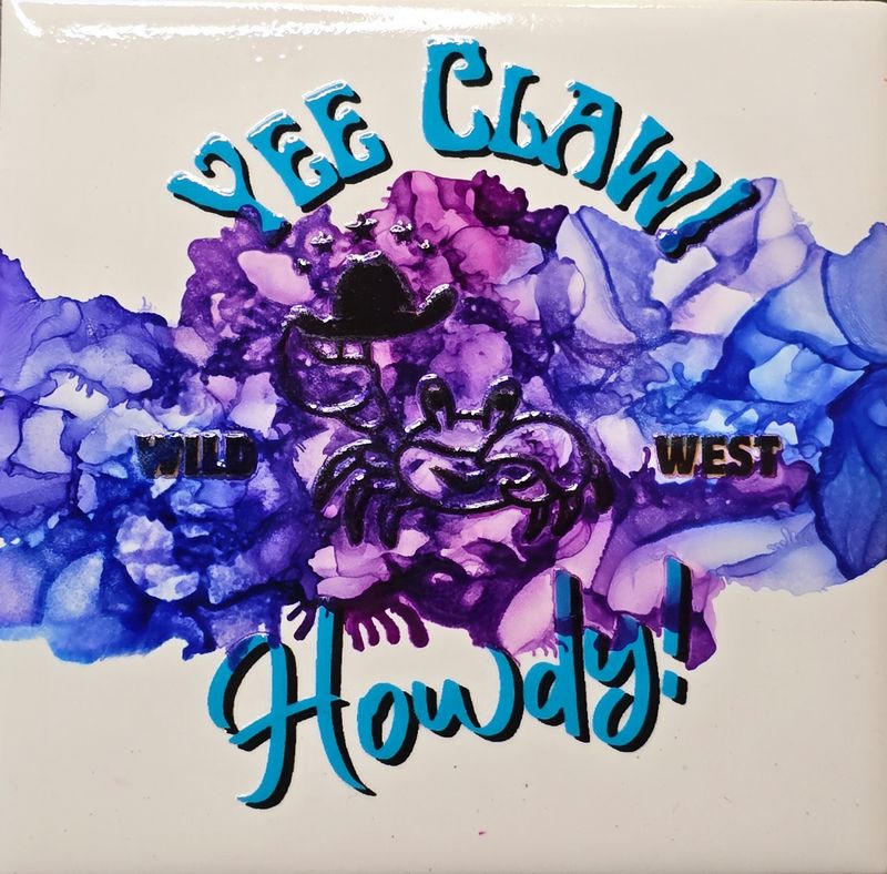 Individual Tiles with Vinyl - Matte w/ Spray Gloss