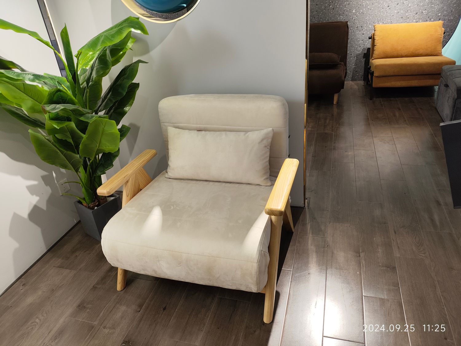 Nordic solid wood sofa dual-use multifunctional single seat internet famous living study room bedroom balcony foldable sofa bed