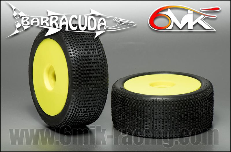 6mik Barracuda X.S à collés sur jantes Jaune Ultra