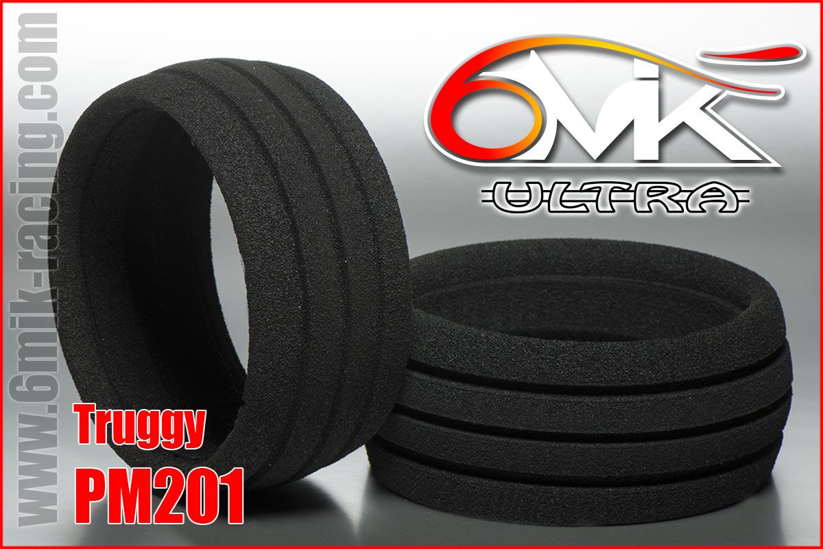 6mik Insert noir Truggy 1/8